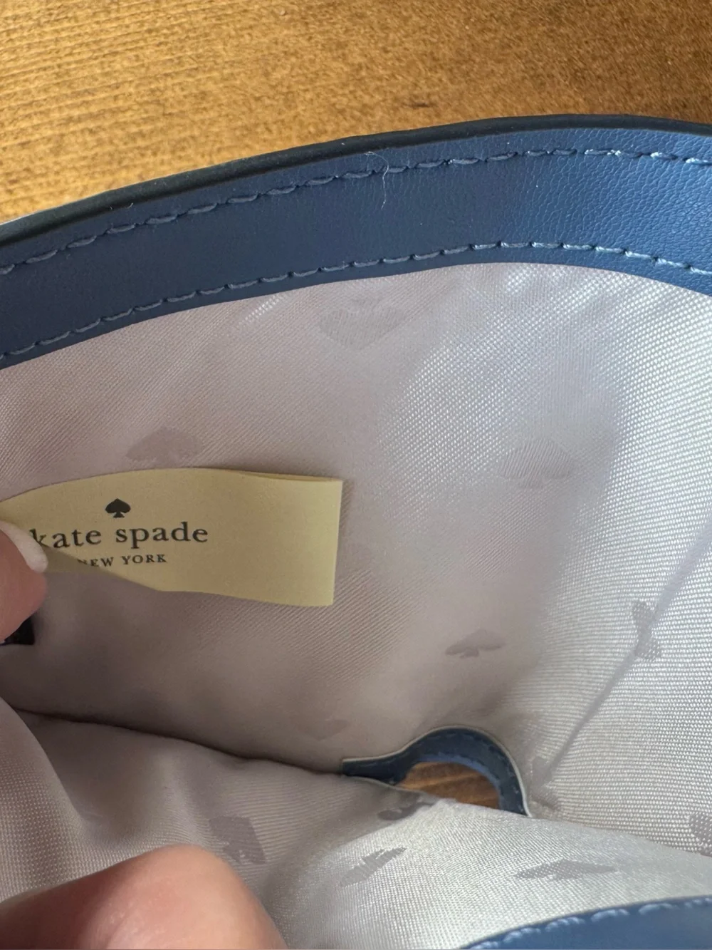 Kate Spade Blue Two Tone Bifold Wallet